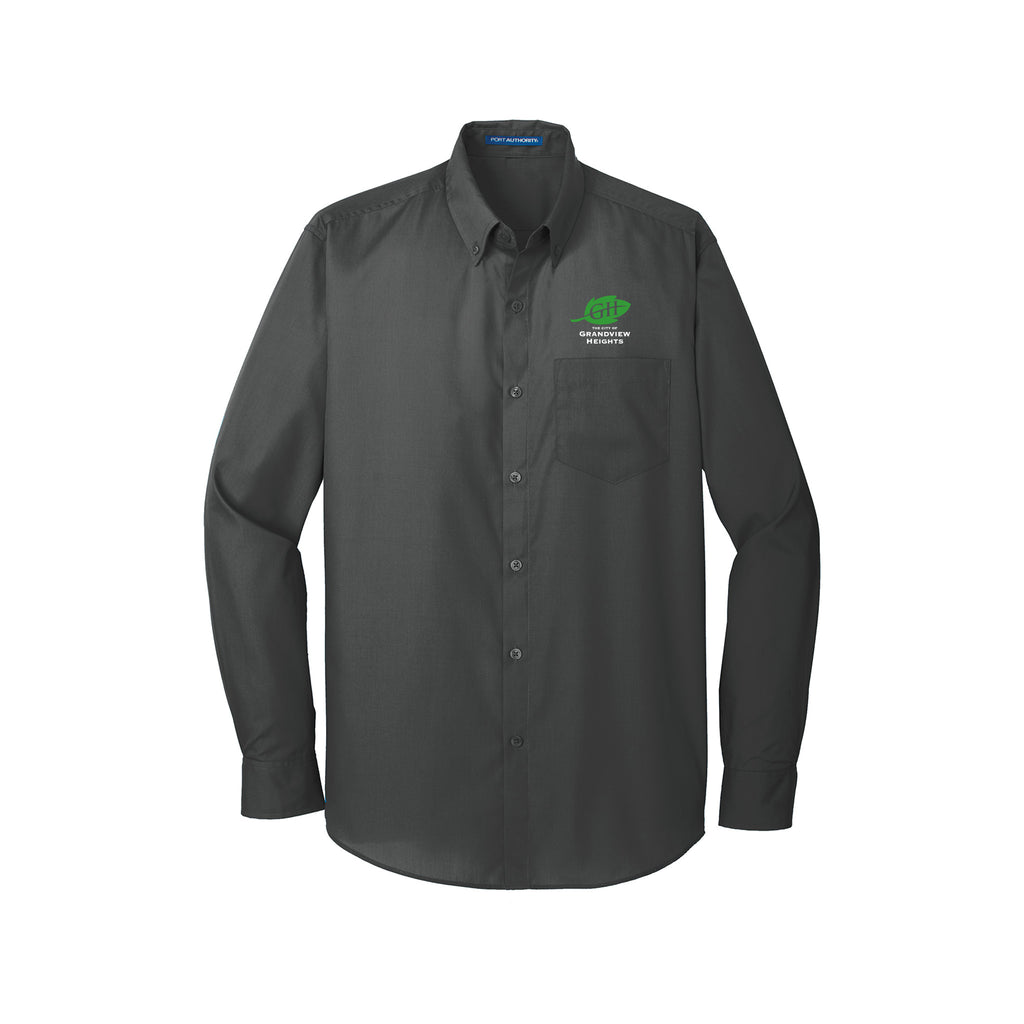 City of Grandview Heights - Port Authority® Long Sleeve Carefree Poplin Shirt
