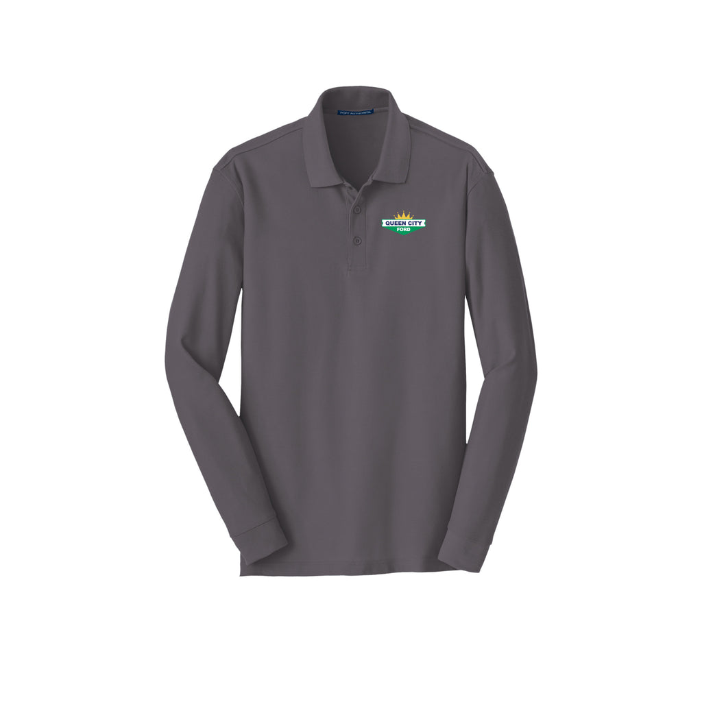 Queen City Ford - Port Authority® Long Sleeve Core Classic Pique Polo