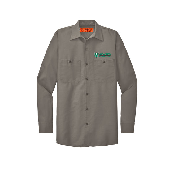 Avid Autocare - Red Kap® Long Sleeve Industrial Work Shirt