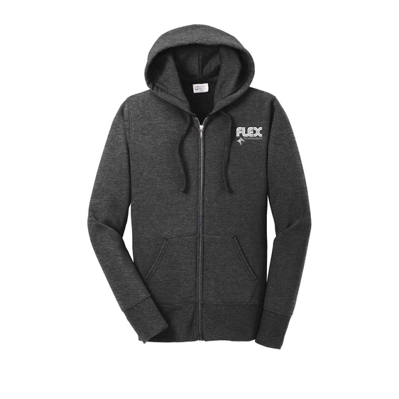 Flex Technologies - Port & Company® Ladies Core Fleece Full-Zip Hooded Sweatshirt