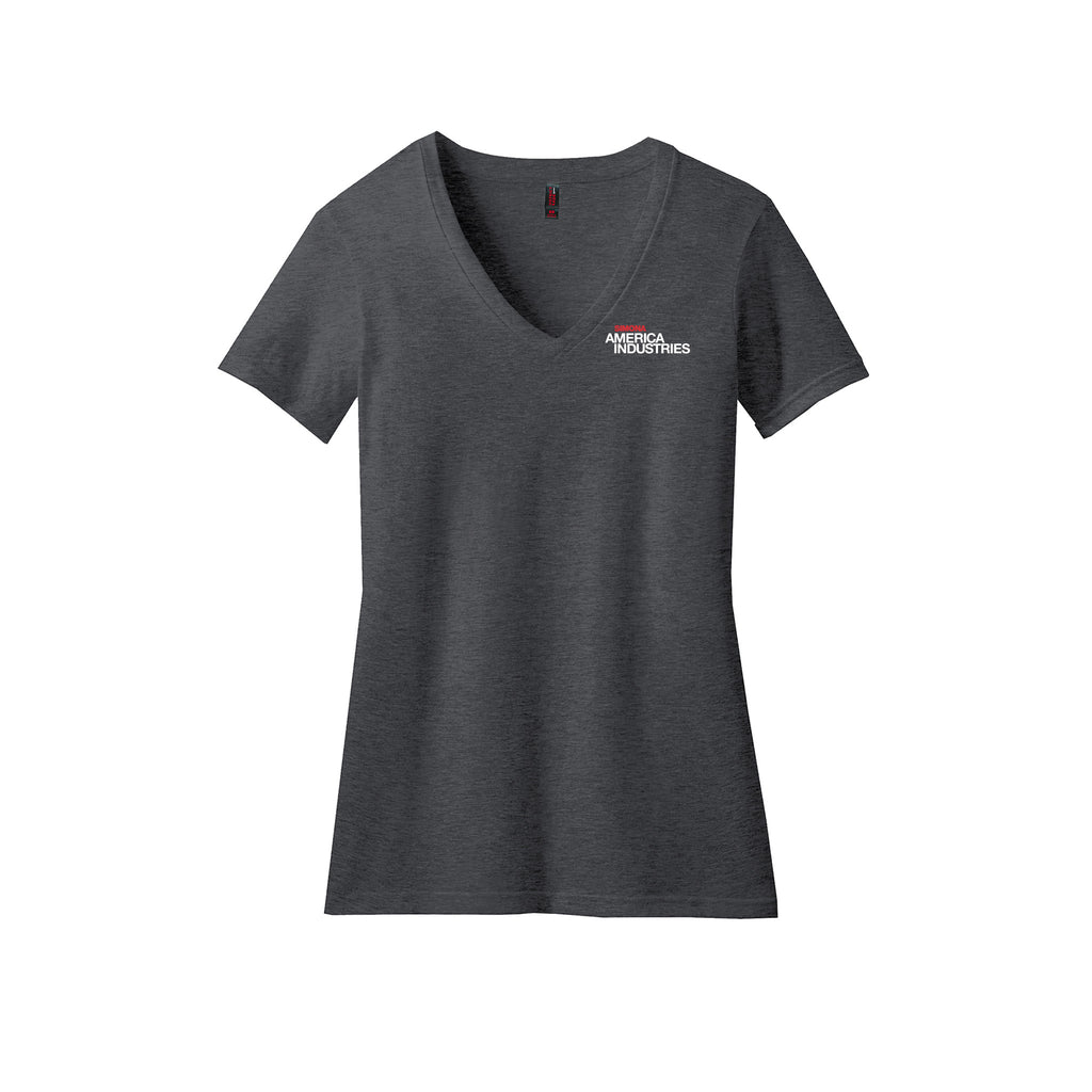 SIMONA America Industries - District® Women’s Perfect Blend® CVC V-Neck Tee