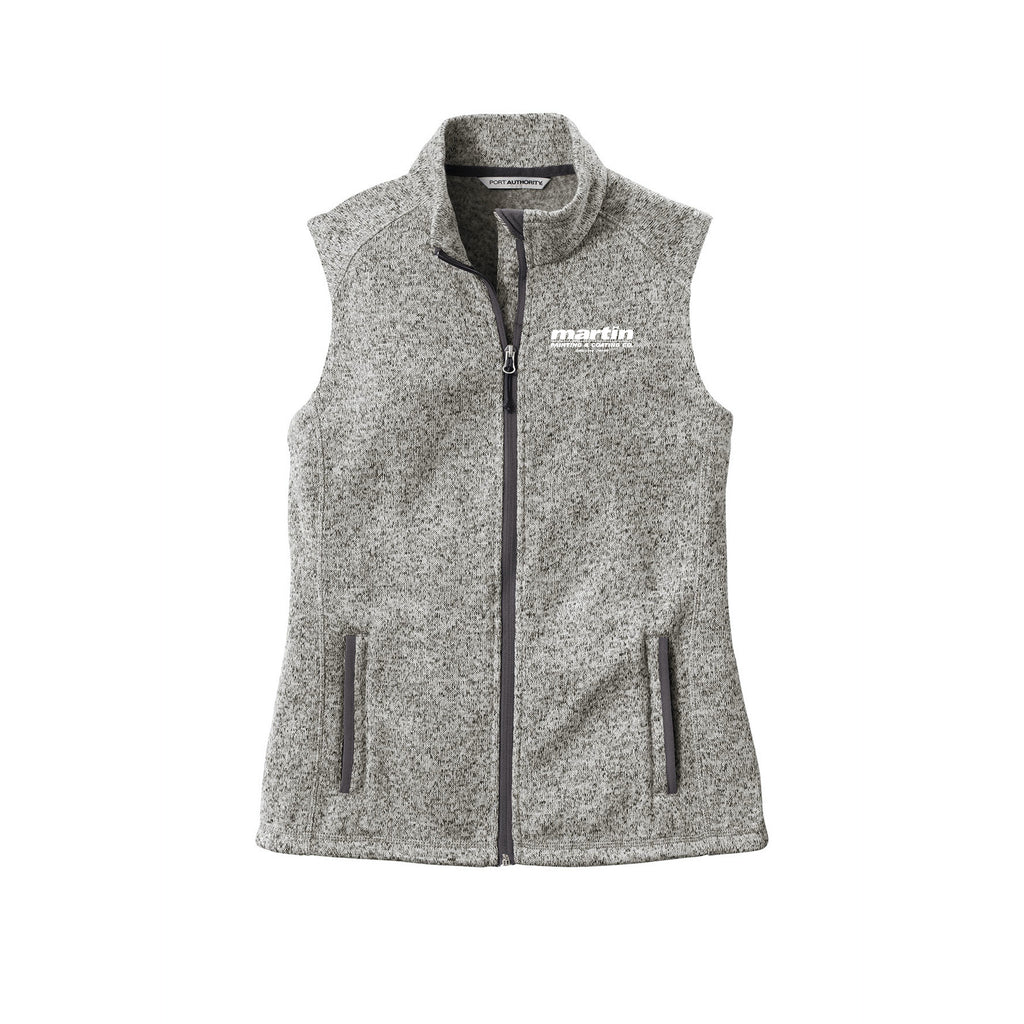 Martin Painting - Port Authority ® Women's Sweater Fleece Vest