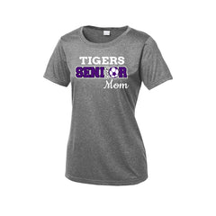 Pickerington Central Soccer - Sport-Tek Ladies Heather Contender Scoop Neck Tee