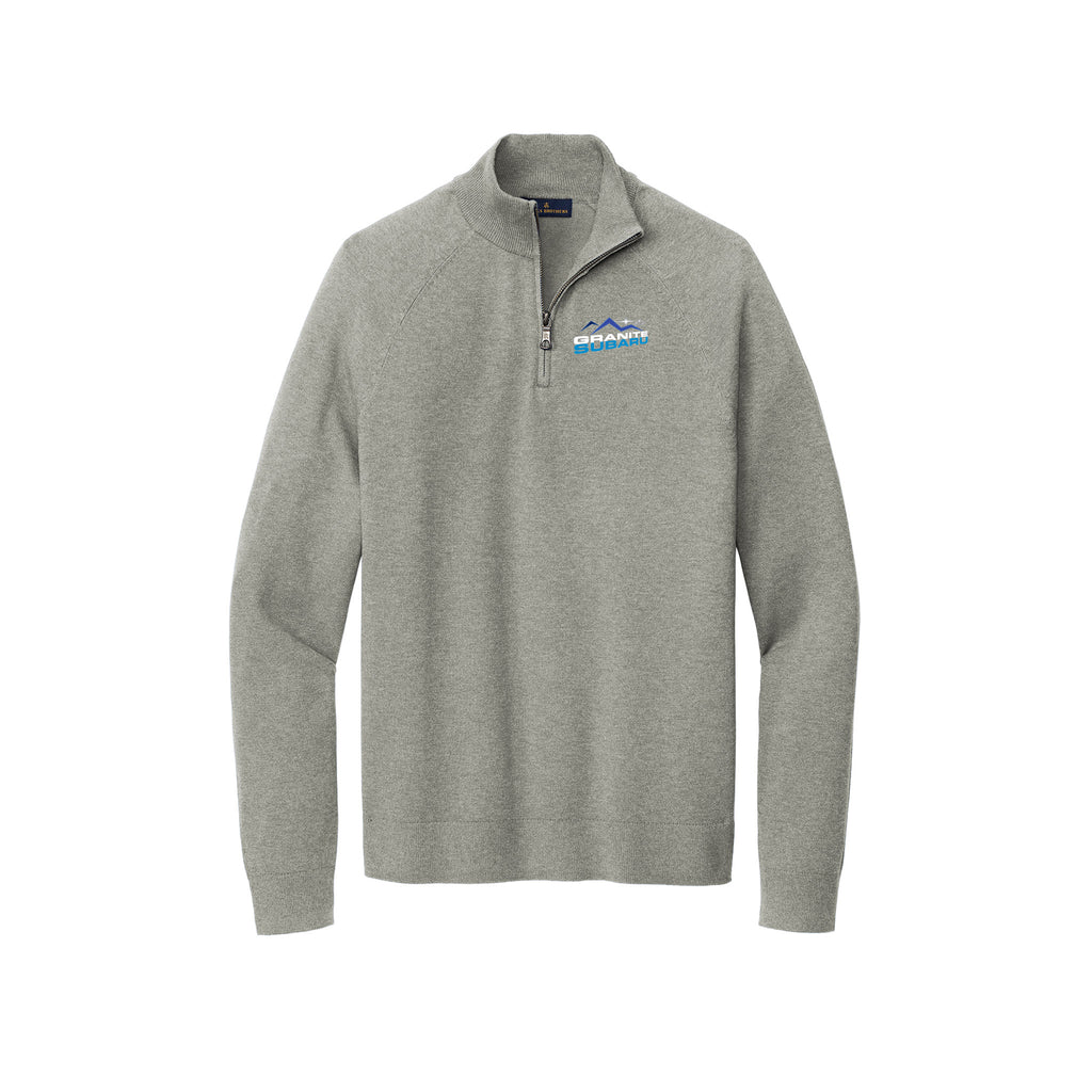 Granite Subaru - Brooks Brothers® Cotton Stretch 1/4-Zip Sweater