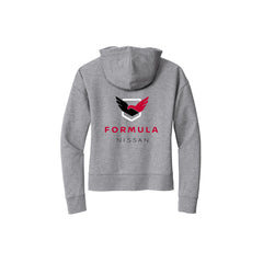 Formula Nissan - New Era® Ladies Comeback Fleece Pullover Hoodie - FRONT & BACK