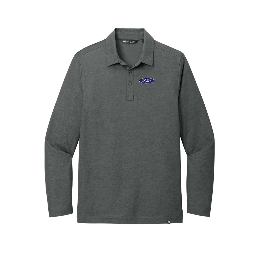 Tom Masano Ford - TravisMathew Oceanside Heather Long Sleeve Polo