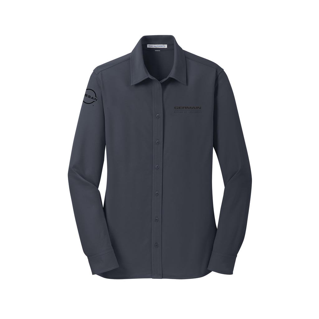 Germain Nissan Columbus - Port Authority® Women's Dimension Knit Dress Shirt