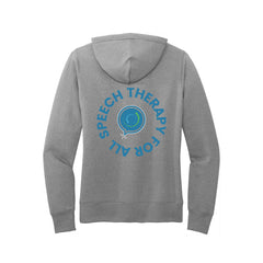 Speech Therapy For All - Port & Company® Women's Core Fleece Pullover Hooded Sweatshirt With Backs