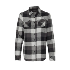 Monrovia - Burnside - Women's Yarn-Dyed Long Sleeve Flannel Shirt