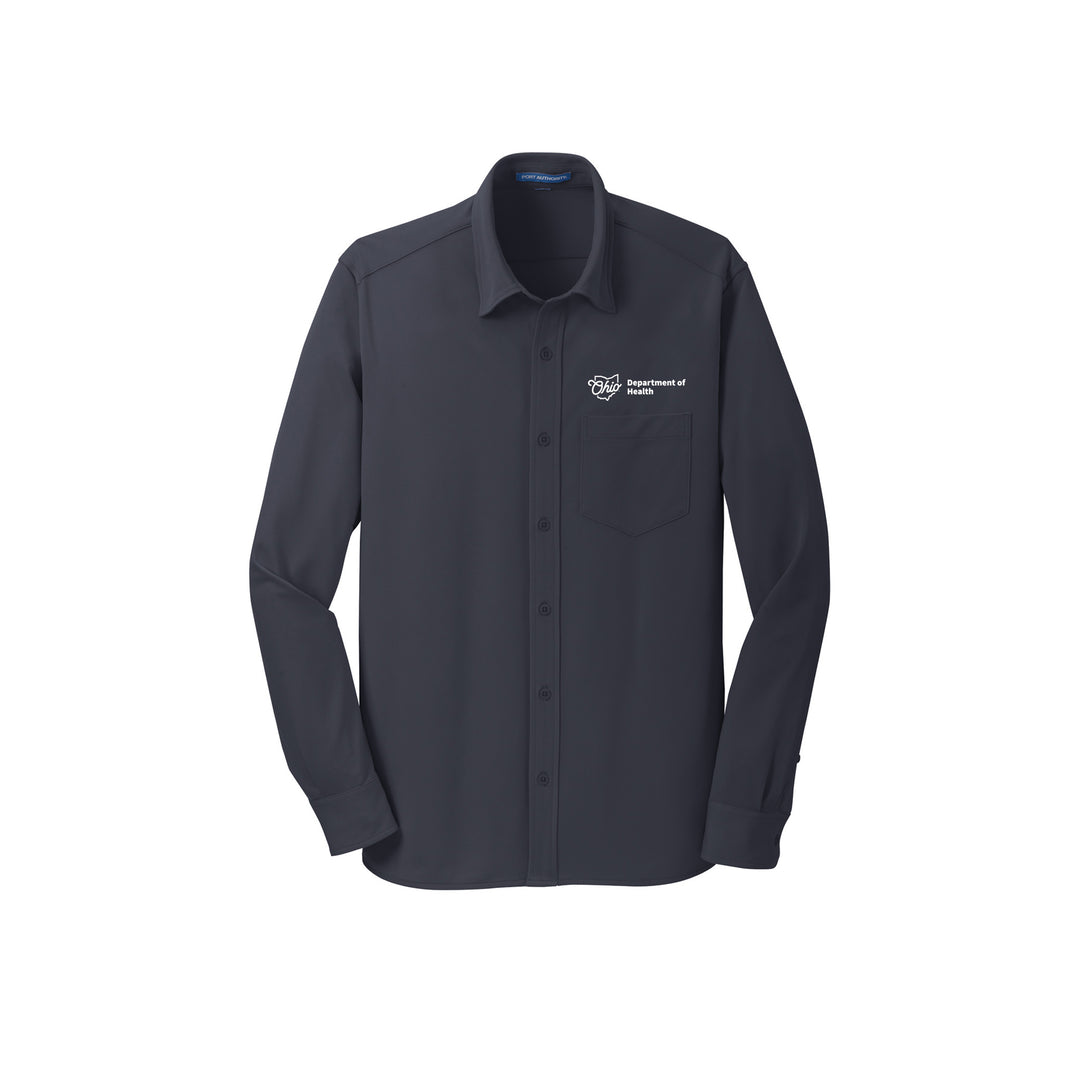 Ohio Department of Health - Dimension Knit Dress Shirt GetSpirit Ohio Department of Health - Dimension Knit Dress Shirt GetSpirit