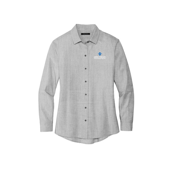 Ohio Valley Manufacturing - Mercer+Mettle™ Women’s Long Sleeve Stretch Woven Shirt