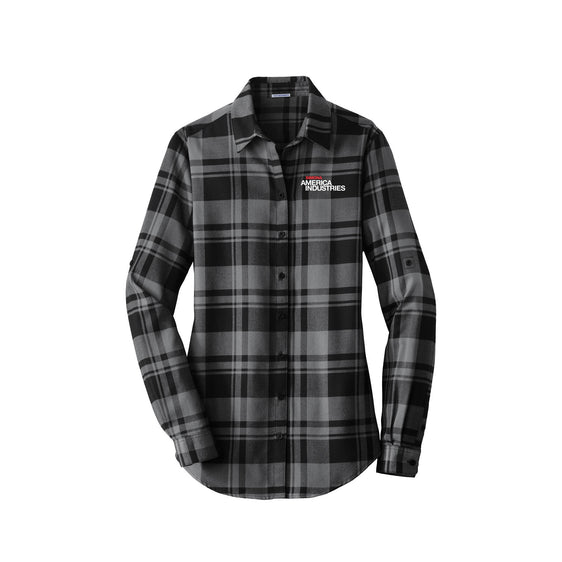 SIMONA America Industries - Port Authority® Women's Plaid Flannel Tunic