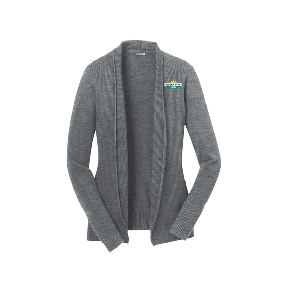 Queen City Ford - Port Authority® Ladies Open Front Cardigan Sweater