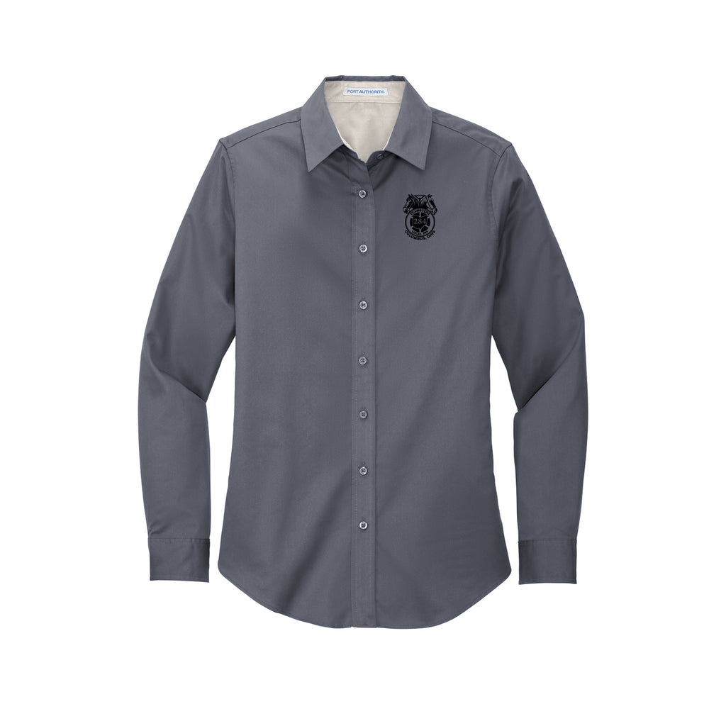 Teamsters Local 284 - Port Authority® Ladies Long Sleeve Easy Care Shirt