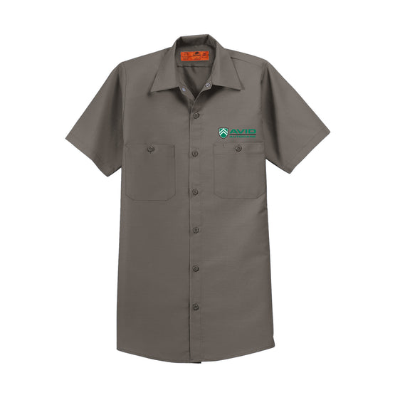 Avid Autocare - Red Kap® Short Sleeve Industrial Work Shirt