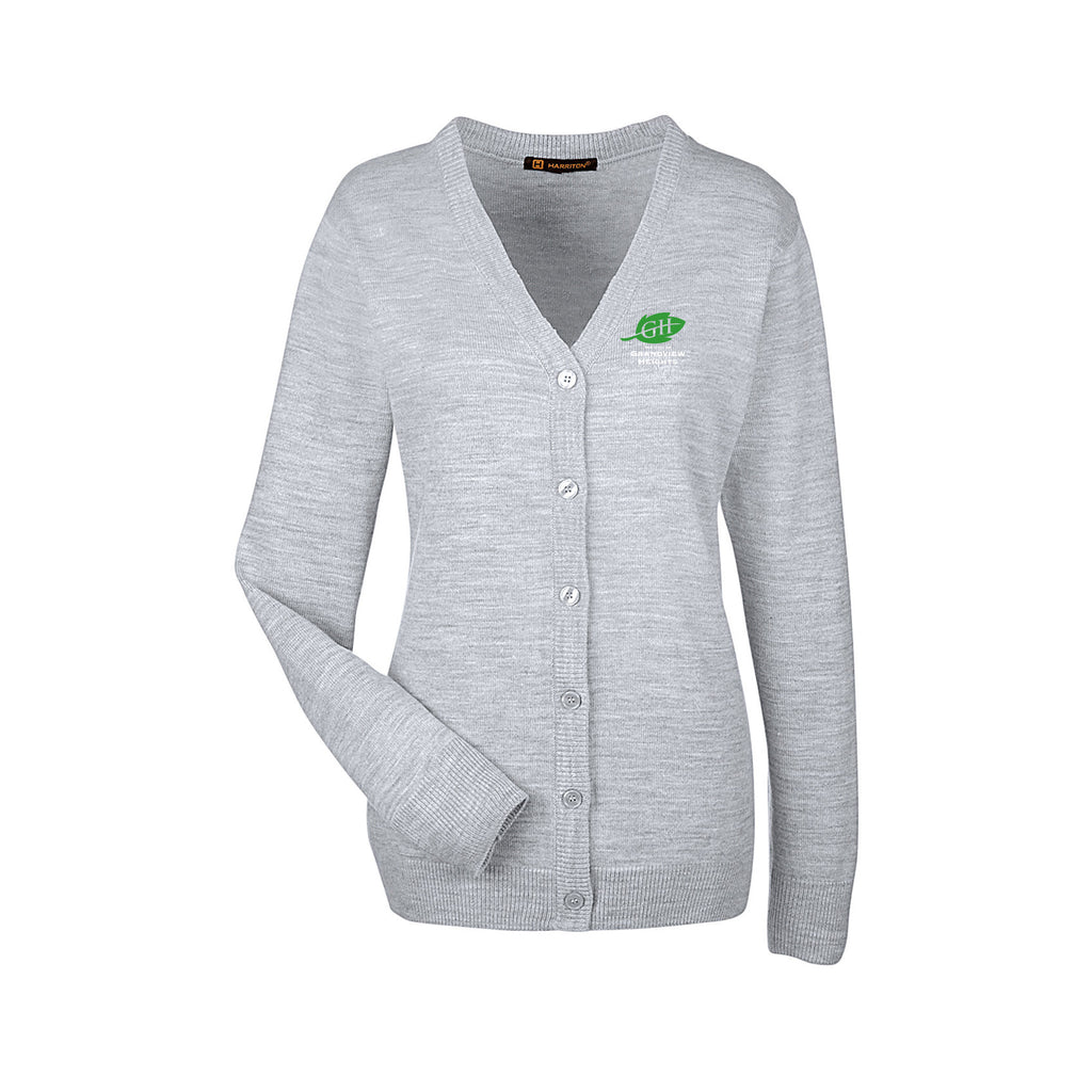 City of Grandview Heights - Harriton Ladies' Pilbloc™ V-Neck Button Cardigan Sweater