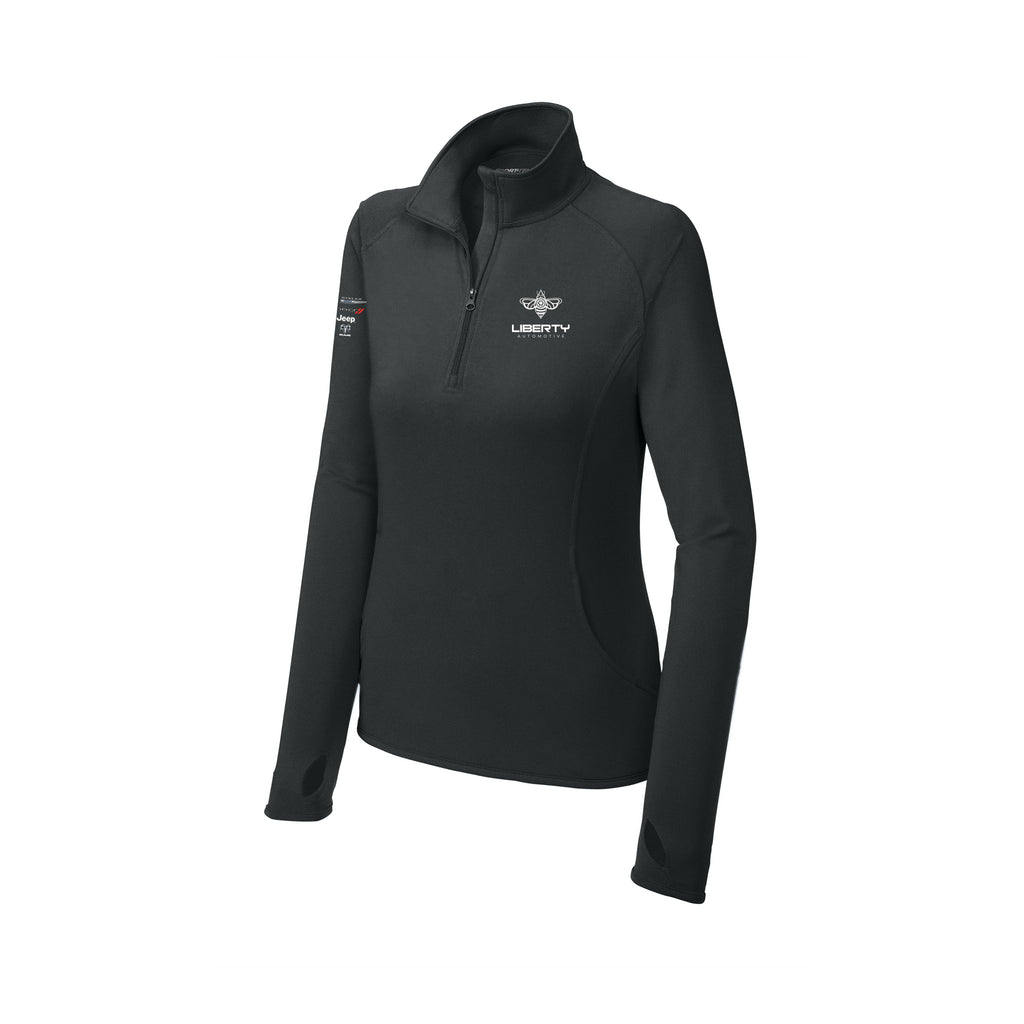 Liberty Automotive - Sport-Tek® Women's Sport-Wick® Stretch 1/4-Zip Pullover