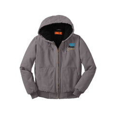 Renier Construction - CornerStone® Washed Duck Cloth Insulated Hooded Work Jacket