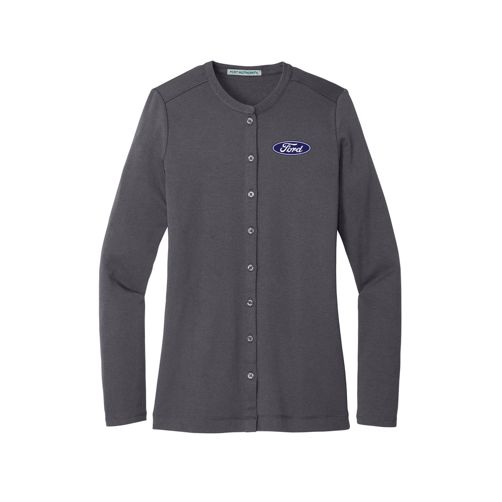 Tom Masano Ford  - Port Authority® Women's Concept Stretch Button-Front Cardigan