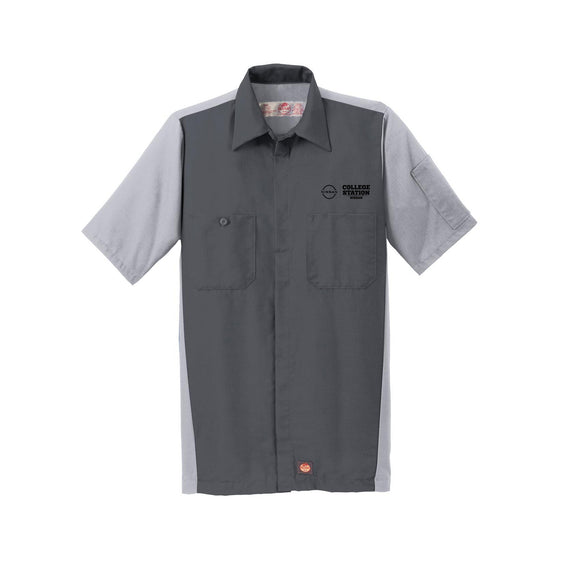 College Station Nissan - Red Kap® Short Sleeve Ripstop Crew Shirt