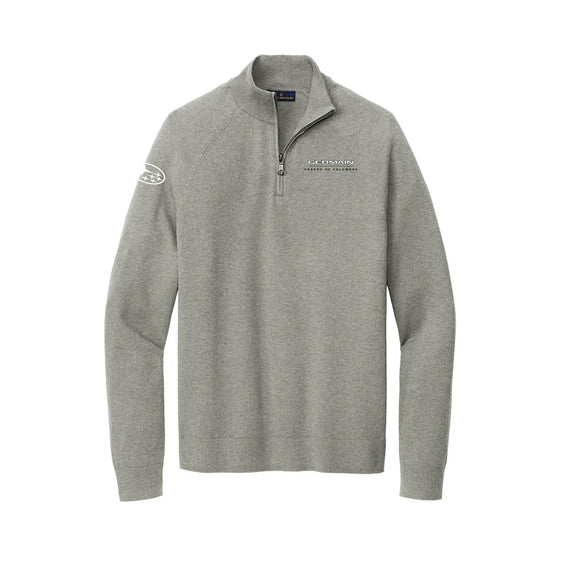 Germain of Subaru - Brooks Brothers® Cotton Stretch 1/4-Zip Sweater