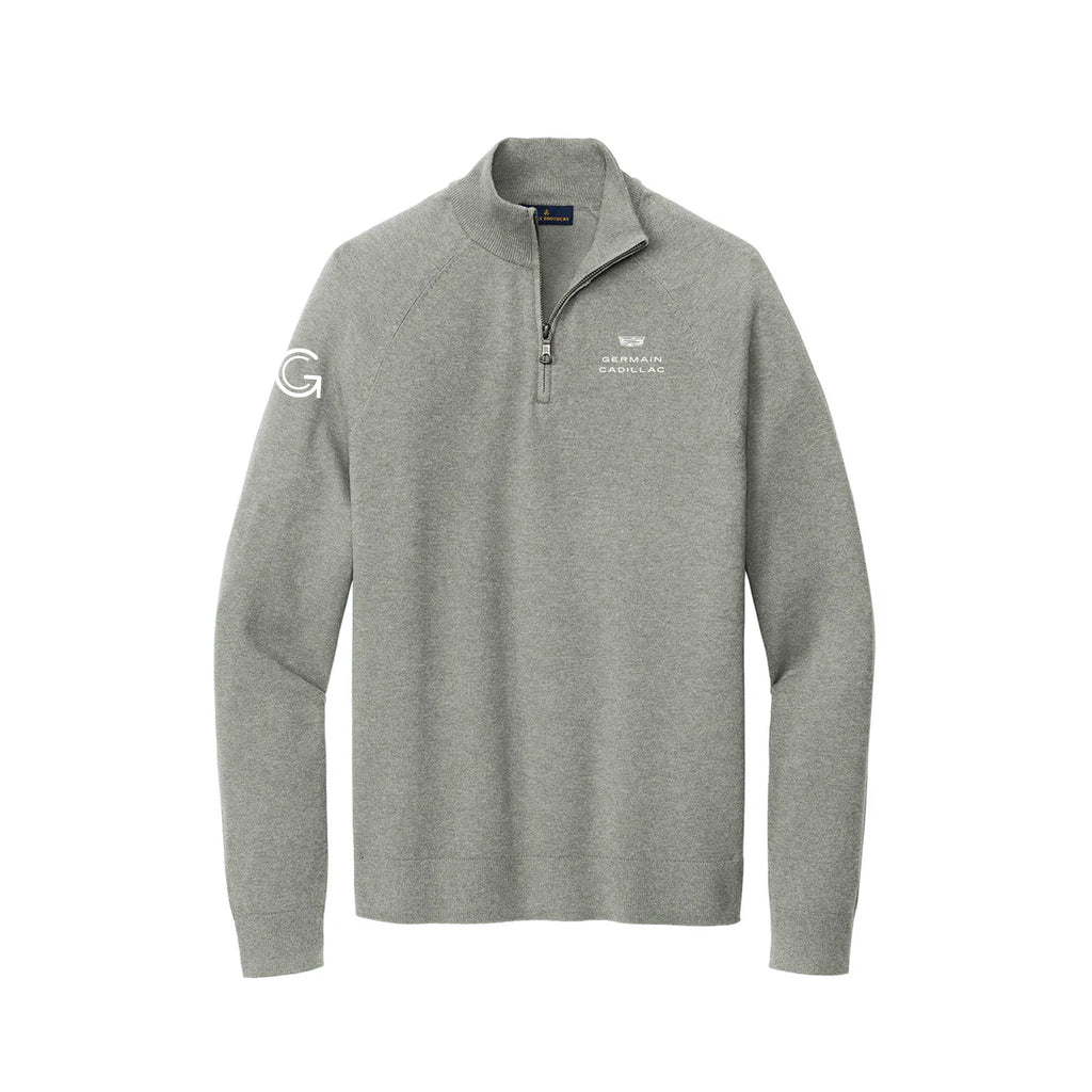 Germain Cadillac Easton - Brooks Brothers® Cotton Stretch 1/4-Zip Sweater