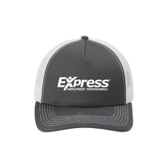 Express - Port Authority® Low-Profile Snapback 5-Panel Trucker Cap