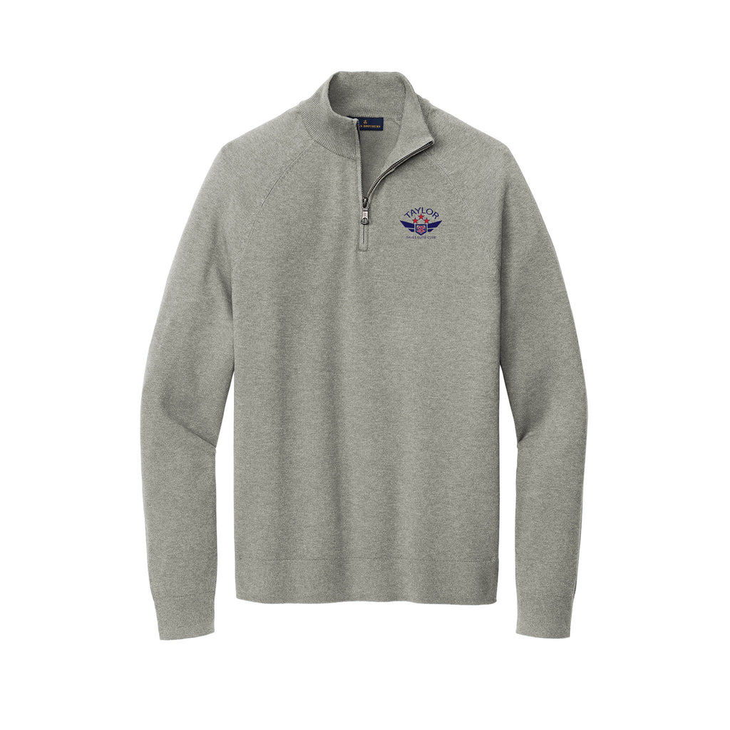 Taylor Family Automotive - Brooks Brothers® Cotton Stretch 1/4-Zip Sweater