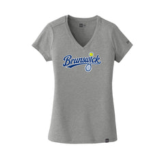Brunswick Tennis - New Era® Women's Heritage Blend V-Neck Tee