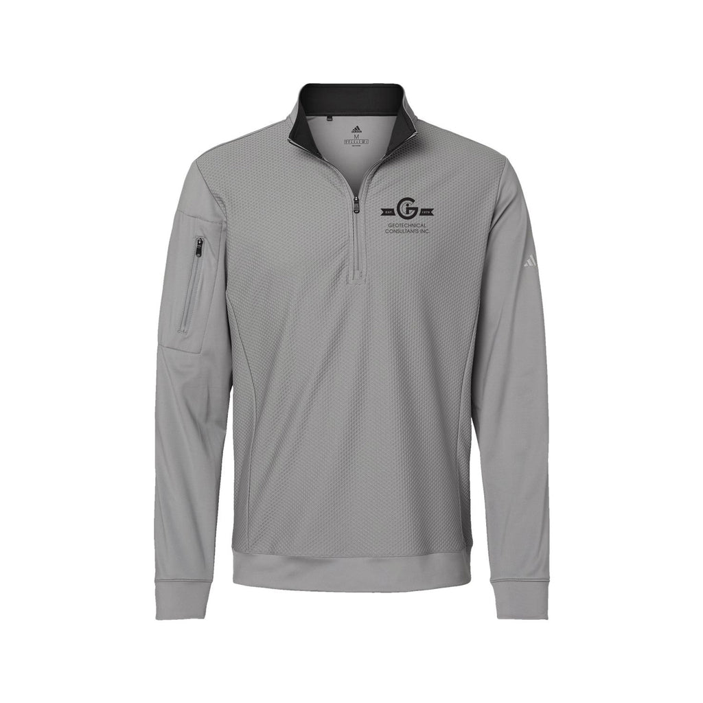 GCI - Adidas - Performance Textured Quarter-Zip Pullover