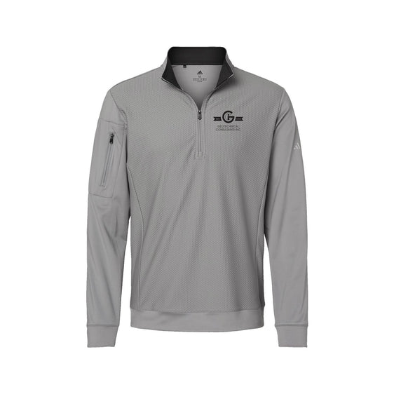 GCI - Adidas - Performance Textured Quarter-Zip Pullover