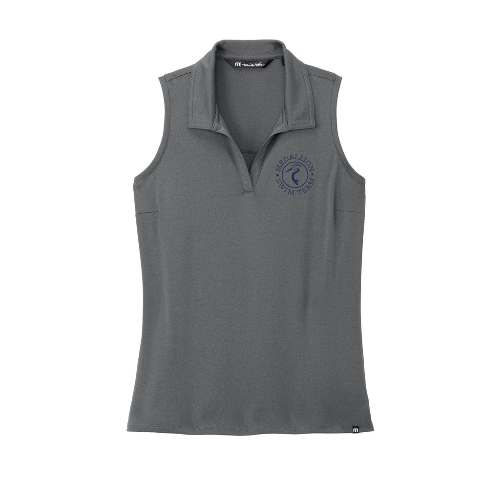 Medallion Swim Team - TravisMathew Women's Coto Performance Sleeveless Polo