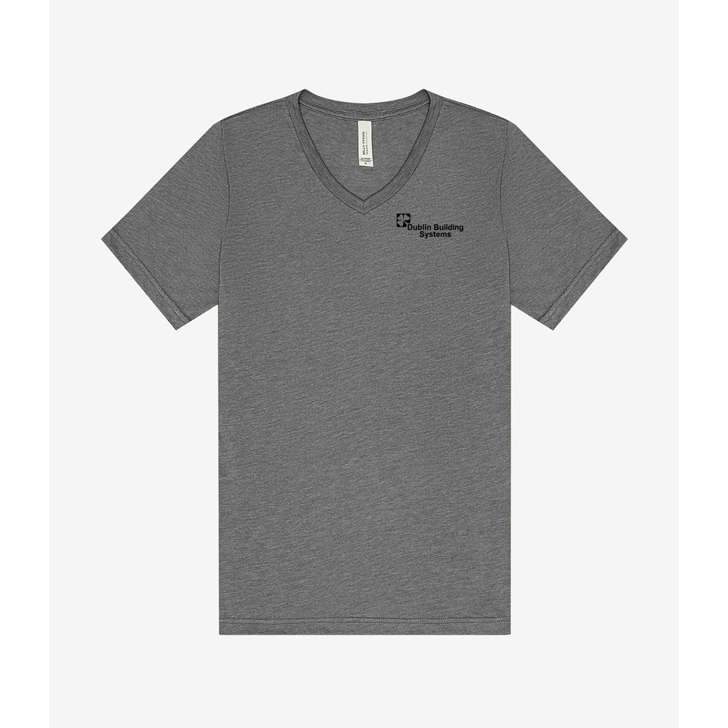 Dublin Building Systems - BELLA+CANVAS® Unisex Triblend Short Sleeve V-Neck Tee