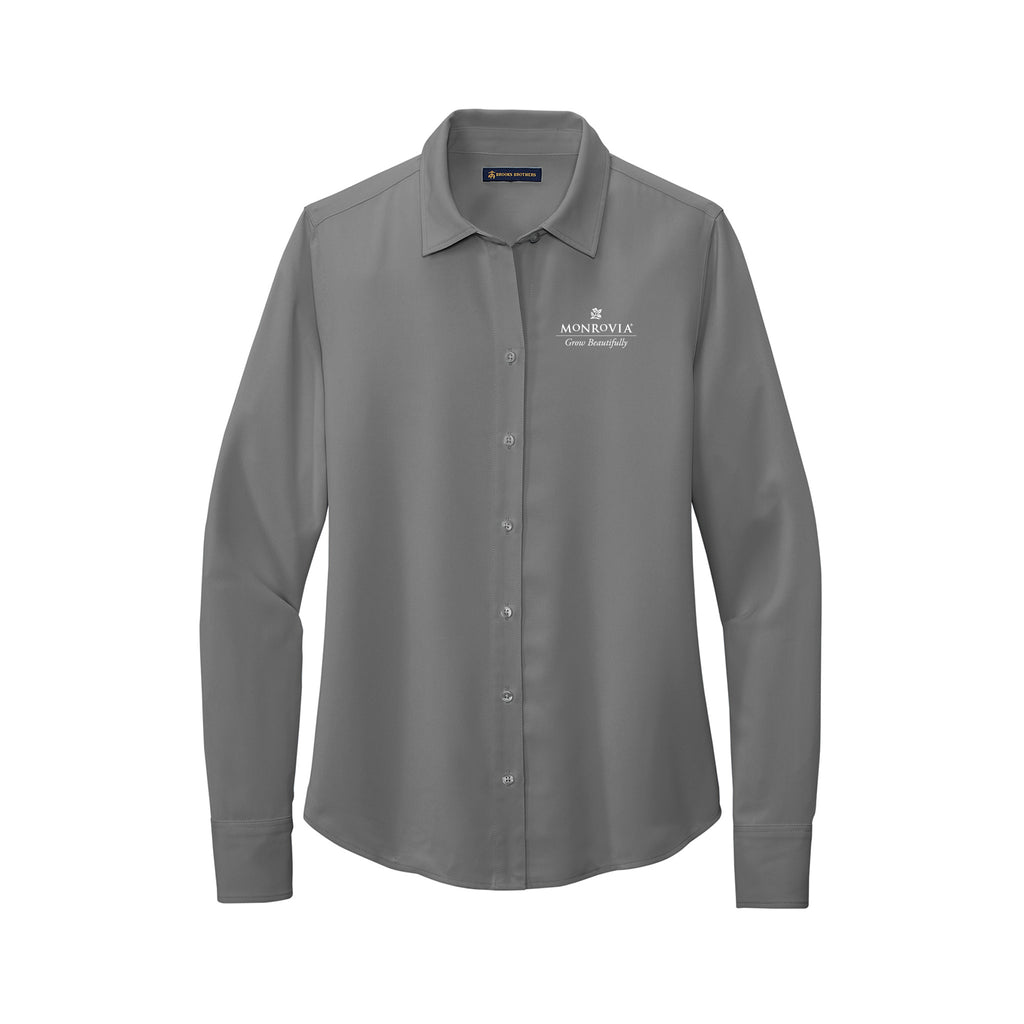 Monrovia - Brooks Brothers® Women’s Full-Button Satin Blouse