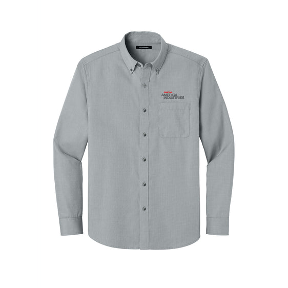 SIMONA America Industries - Port Authority® Long Sleeve Nailhead Easy Care Shirt