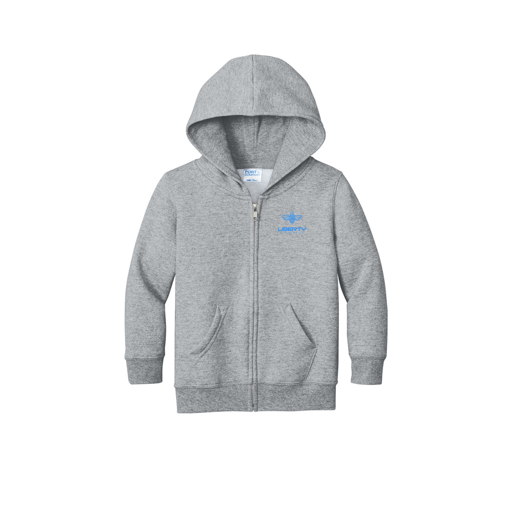 Liberty Automotive - Port & Company® Toddler Core Fleece Full-Zip Hooded Sweatshirt