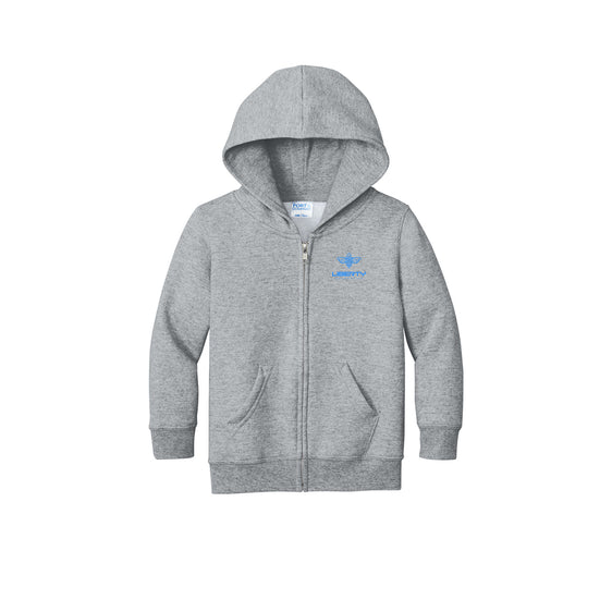 Liberty Automotive - Port & Company® Toddler Core Fleece Full-Zip Hooded Sweatshirt