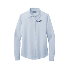 Easy IT - Brooks Brothers® Women’s Full-Button Satin Blouse