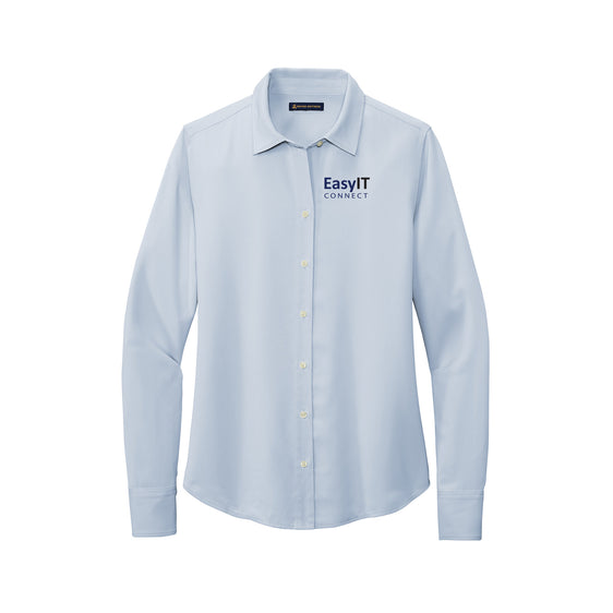 Easy IT - Brooks Brothers® Women’s Full-Button Satin Blouse