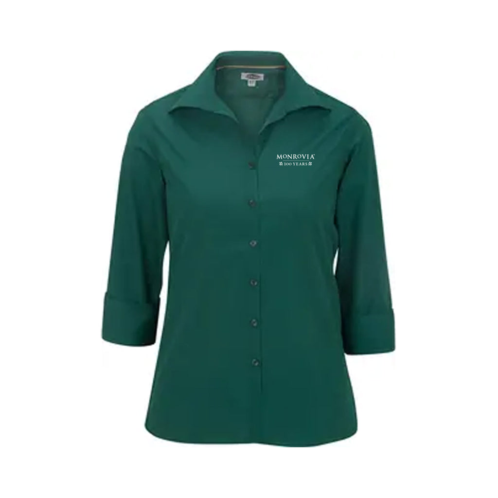 Monrovia 100 Years - LIGHTWEIGHT POPLIN THREE QUARTER SLEEVE LADIES SHIRT