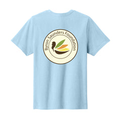Byron Saunders Foundation - Port & Co™ Youth Easy Cotton Tee - FRONT & BACK LOGO