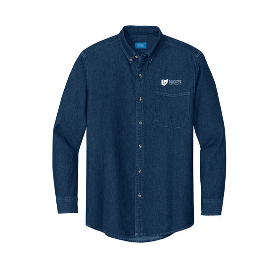 Insurance Agency of Ohio - Port & Company® - Long Sleeve Value Denim Shirt