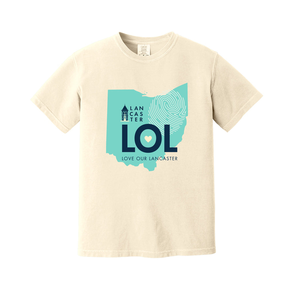 City of Lancaster - Comfort Colors® Heavyweight Ring Spun Tee - LOL Logo