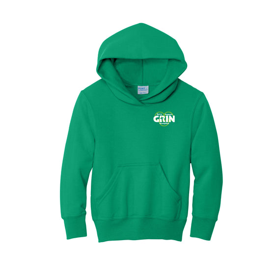 GRIN - Port & Company® Youth Core Fleece Pullover Hooded Sweatshirt