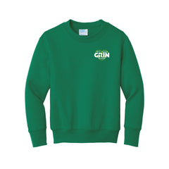 GRIN - Port & Company® Youth Core Fleece Crewneck Sweatshirt