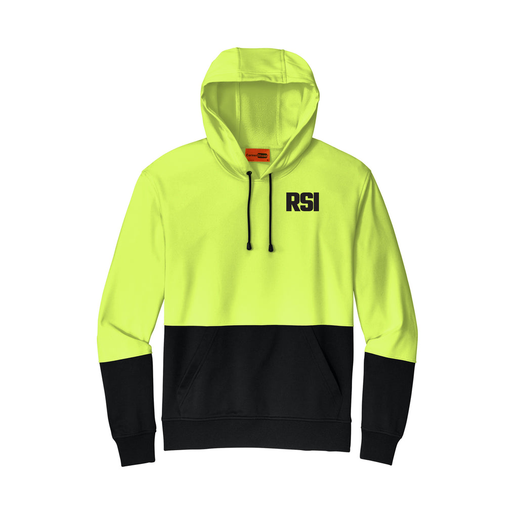 Renier Construction - CornerStone® Enhanced Visibility Fleece Pullover Hoodie