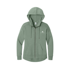 M/I Financial - District® Women’s Perfect Weight® Fleece Drop Shoulder Full-Zip Hoodie