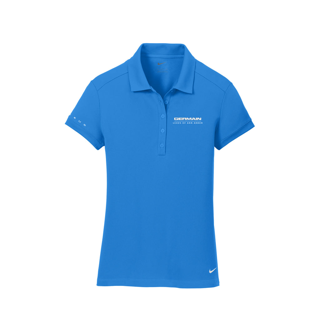 Germain Lexus Ann Arbor - Nike Ladies Dri-FIT Solid Icon Pique Modern Fit Polo