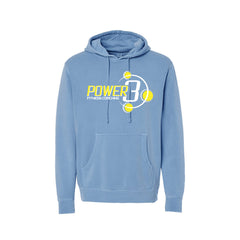 Power 3 - Independent Trading Co. - Midweight Pigment-Dyed Hooded Sweatshirt
