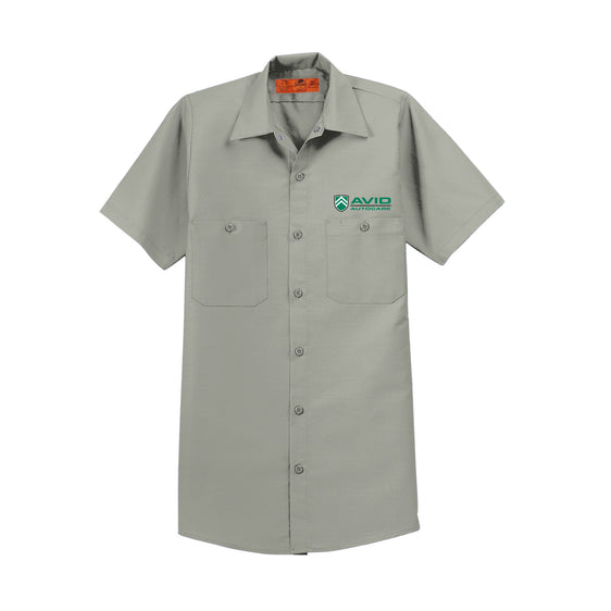 Avid Autocare - Red Kap® Short Sleeve Industrial Work Shirt